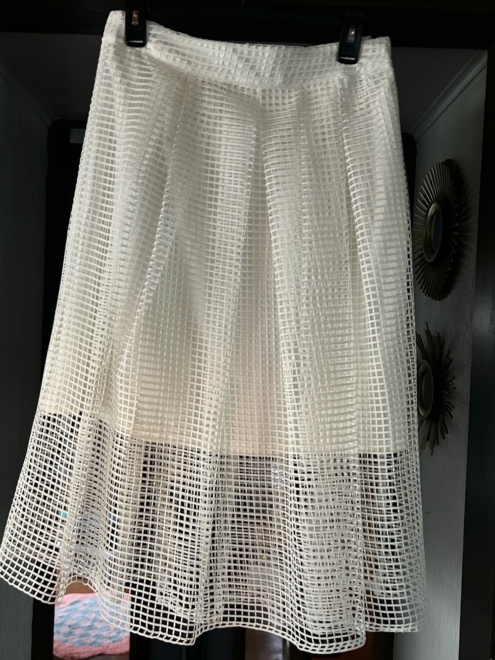 Who What Wear Net Overlay Skirt